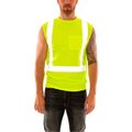 Tingley Tingley® Reflective T-Shirt, Long Sleeve, 1 Pocket, Silver Tape, Type R, Class 3, Fl Lime, 3XL S75222.3X